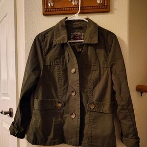 old Navy Jacket olive green womans Large